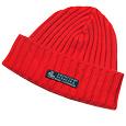 Principe di Salina Red Ribbed Pure Cashmere Skull Cap