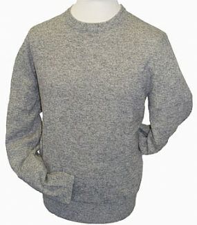 Pringle Golf MCCARRON ROUND NECK LAMBSWOOL JUMPER MOCHA / LARGE