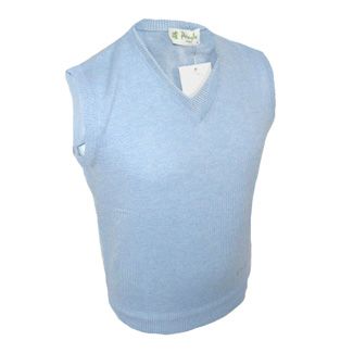 Pringle Golf MCCARRON V-NECK LAMBSWOOL TANK Titanium / Medium