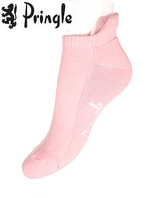 Pringle Ladies 2 Pair Pringle Johanne Cushion Trainer Sock Pink