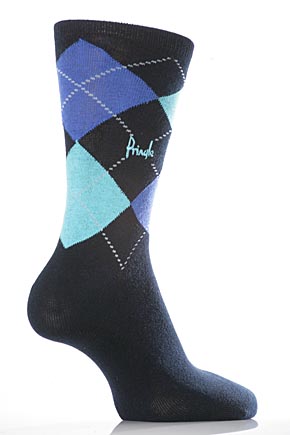 Pringle Ladies 2 Pair Pringle Louise Argyle Ankle Socks In 7 Colours Violet