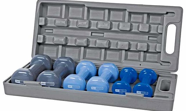 Dumbbell Set with Carry Case - 6kg