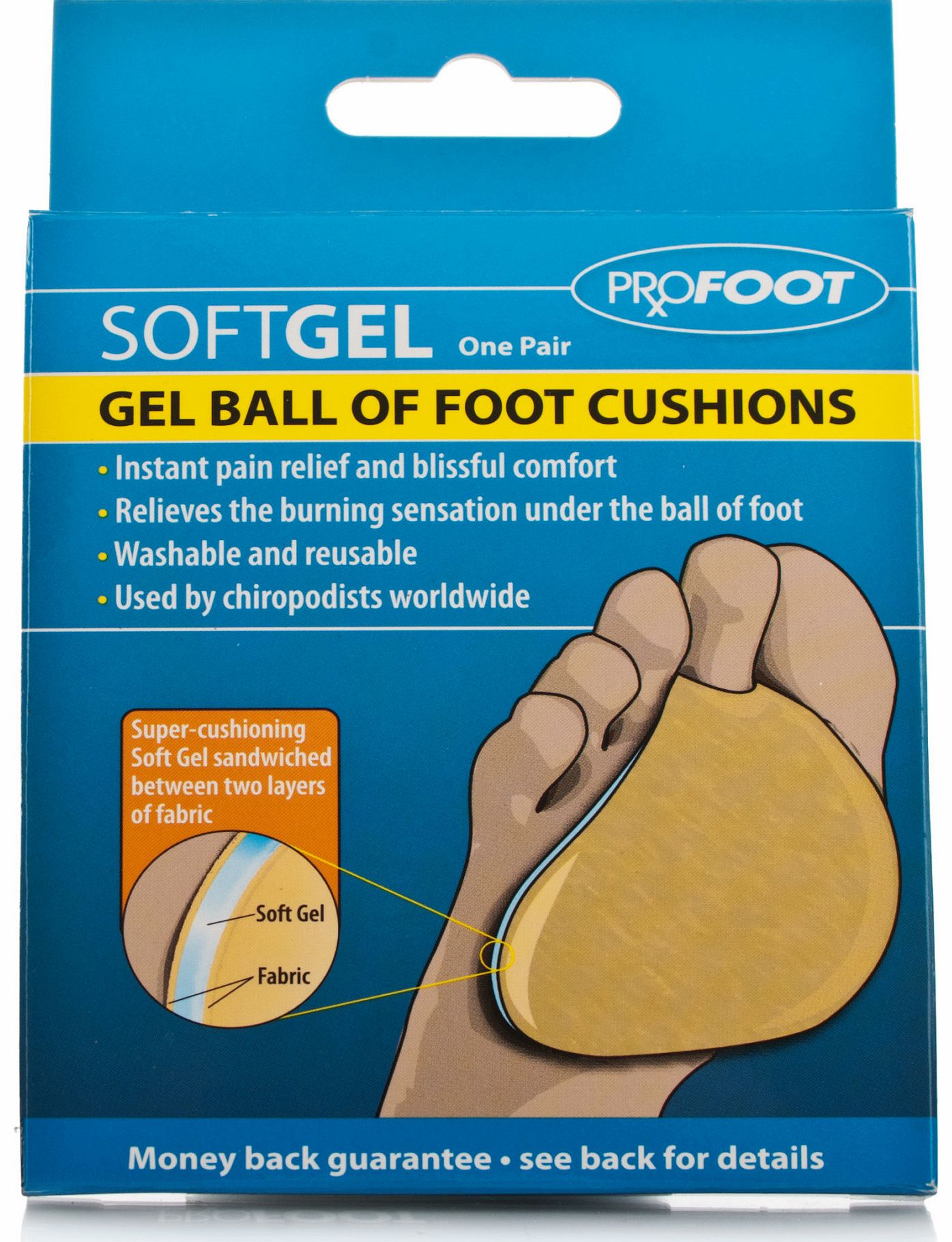 Profoot Softgel Gel Ball Of Foot Cushions