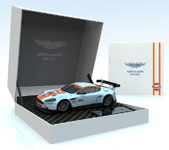 Aston Martin Gulf DBR9 2008 LeMans Gulf livery