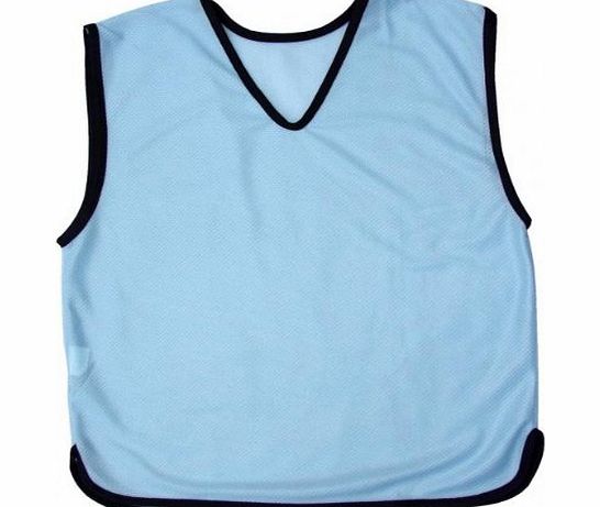 Prospo Training Bibs Football Soccer Rugby Sports Bib Sky Junior Size