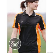 PRO STAR Atlas Polo Shirt Black-Tang/White (Senior)