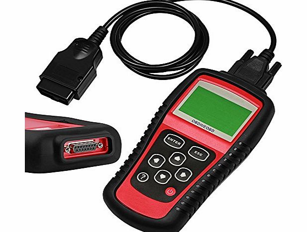 EOBD OBD2 OBD II MS509 Car Diagnostic Scanner Code Reader- Handheld Engine Fault Diagnostic Scan Tool