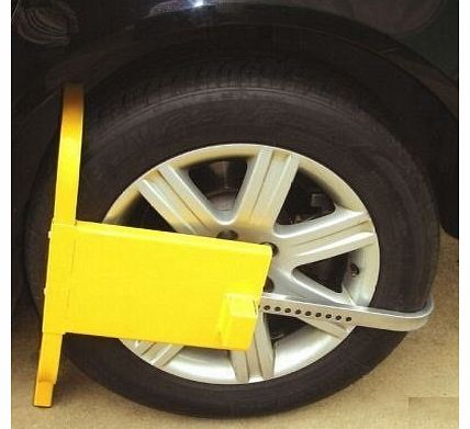 Proteam Strong Car Security Wheel Clamp. Also for Caravan Trailer Boat