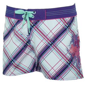 Ladies Protest Marengo Boardshort. Purple Ash