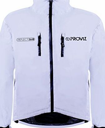 Proviz Mens Reflect 360 Cycling Jacket - Silver/Reflective, Large