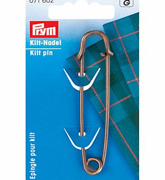 Prym Brass Kilt Pin, Bronze Finish, 76mm