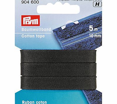 Prym Gold-Zack Cotton Tape, Black