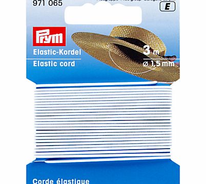 Prym Gold-Zack Elastic Cord, White