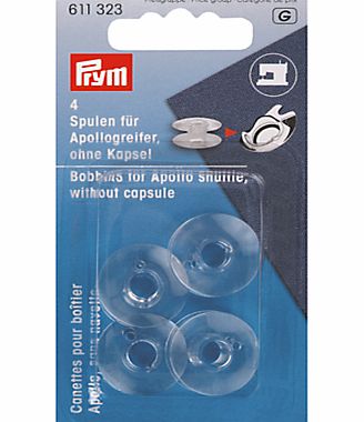 Prym Plastic Bobbins, Pack of 4