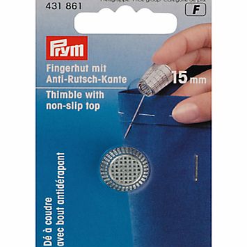 Prym Zinc Non-Slip Die-Cast Thimble, Silver