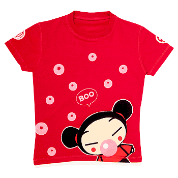 Pucca Boo Bubblegum Tee