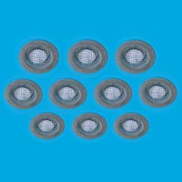 Pulsar Led Lights 10 Pack White 30mm Round Kit