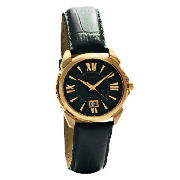 Pulsar Mens Rose Gold Roman Numeral Watch