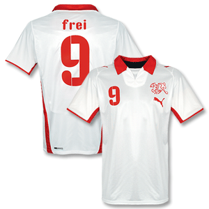 Puma 07-09 Switzerland Away shirt   Frei No.9