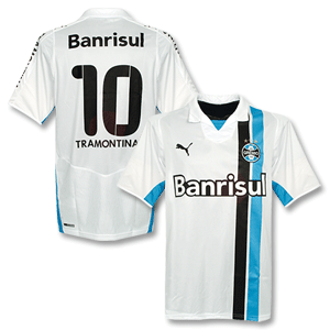 08-09 Gremio Away Shirt + No. 10