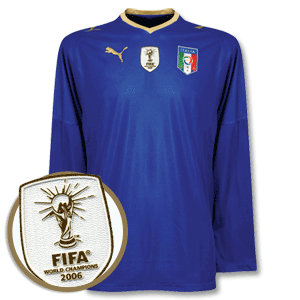 Puma 08-09 Italy Home L/S Shirt