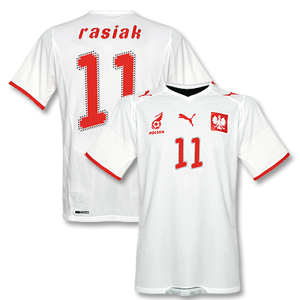 Puma 08-09 Poland Home Shirt   Rasiak No. 11