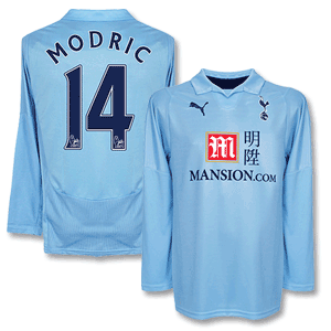 Puma 08-09 Tottenham Away L/S Shirt   Modric 14