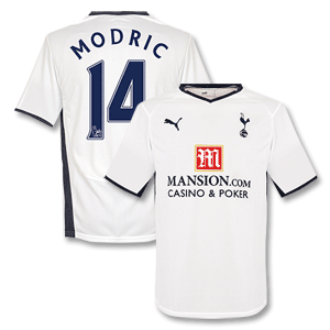 Puma 08-09 Tottenham Home Shirt   Modric 14