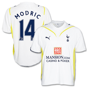 Puma 09-10 Tottenham Home Shirt   Modric No. 14