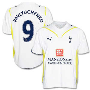 Puma 09-10 Tottenham Home Shirt   Pavlyuchenko No. 9