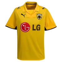 Puma AEK Athens FC Away Shirt 2008/09.