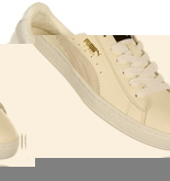 Puma Basket Classic White Leather Trainers