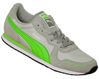 Puma Cabana Racer II Grey/Flourescent Green