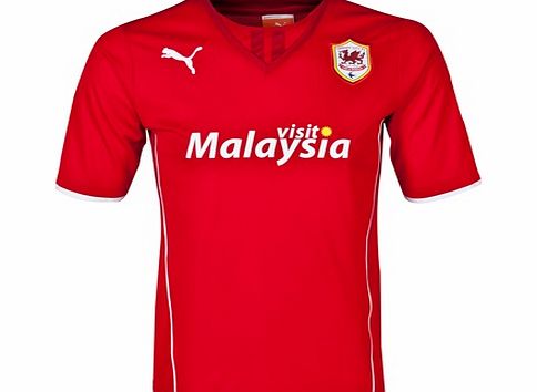 Cardiff City Home Shirt 2013/14 - Kids 1283001ZR