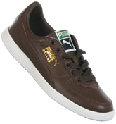 Puma Dallas Brown Leather Trainers