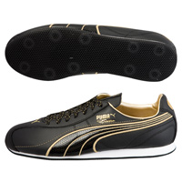 Puma Esito WP Trainers - Black/Metallic Gold.