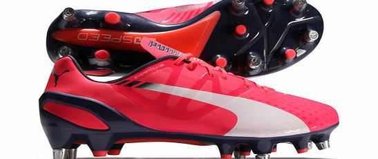 Puma evoSPEED 1.3 Mixed SG Football Boots Bright