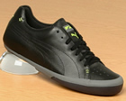 Puma French 77 Black/Grey Leather Trainers