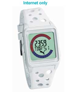 Puma Gents White Strap Watch