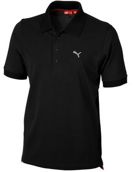 puma Golf 2009 Plain Pique Polo Black