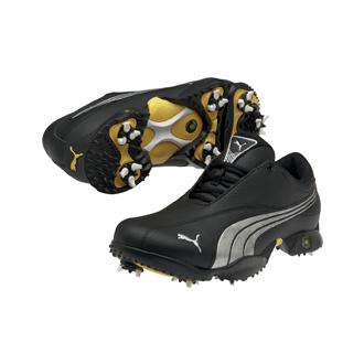 Puma Golf Ace 2 Golf Shoes (Black/Silver/Yellow)