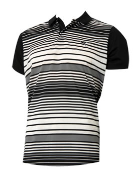 Golf Autumn/Winter 09 Striped Polo Black