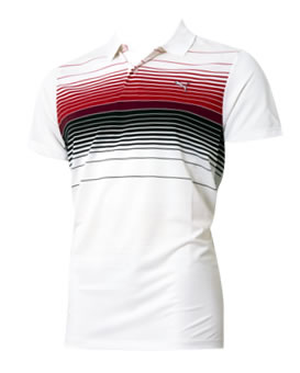 puma Golf Autumn/Winter 09 Yarn Dye Polo White