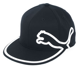 Golf Fitted Monoline Cap Black