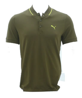 puma Golf Graphic Polo Dark Olive