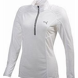 Ladies 1/2 Zip Long Sleeve Top