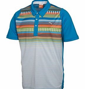 Mens Duo-Swing Fair Isle Stripe Polo