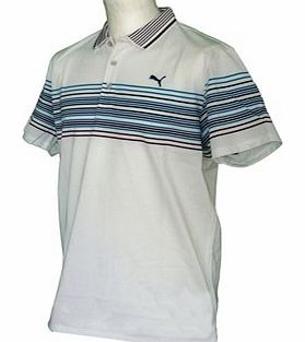 Mens Wrap Stripe Polo Shirt