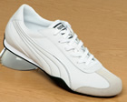 Puma Iffley II Update White Leather Trainers