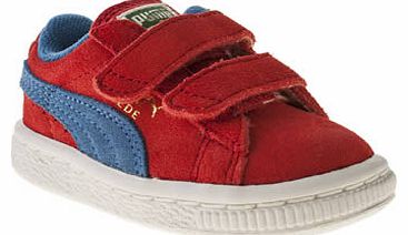 Puma kids puma red suede classic unisex toddler